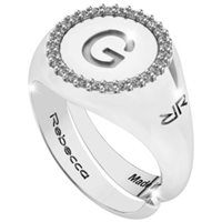 Anello Rebecca Donna My World Alphabet Silver in Argento SWRAZG57M-12 - SWRAZG57M-12